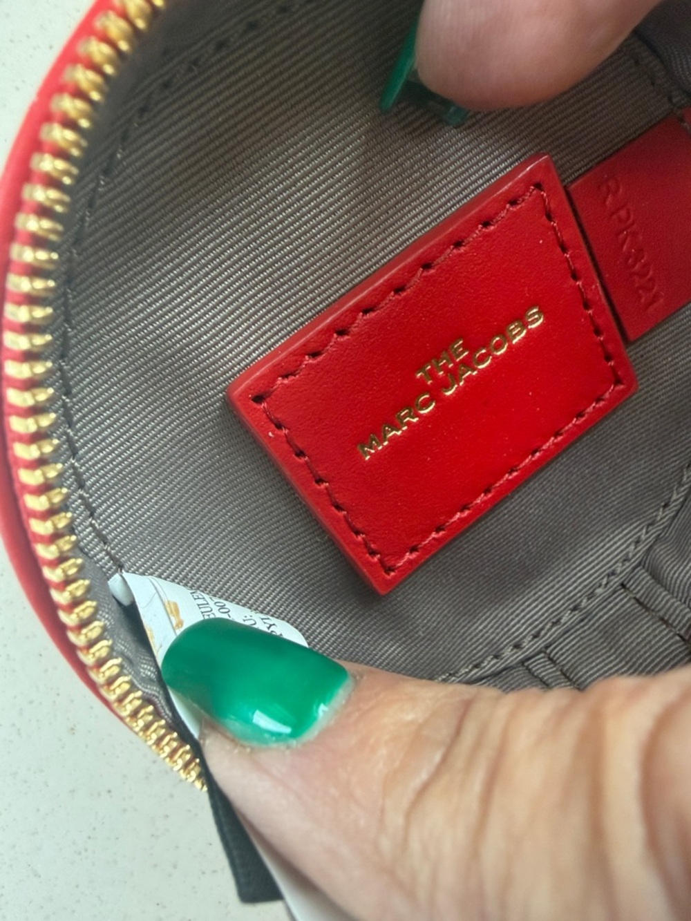 Marc Jacobs Red - The Sweet Spot Leather Card Case - Picture 2 of 7